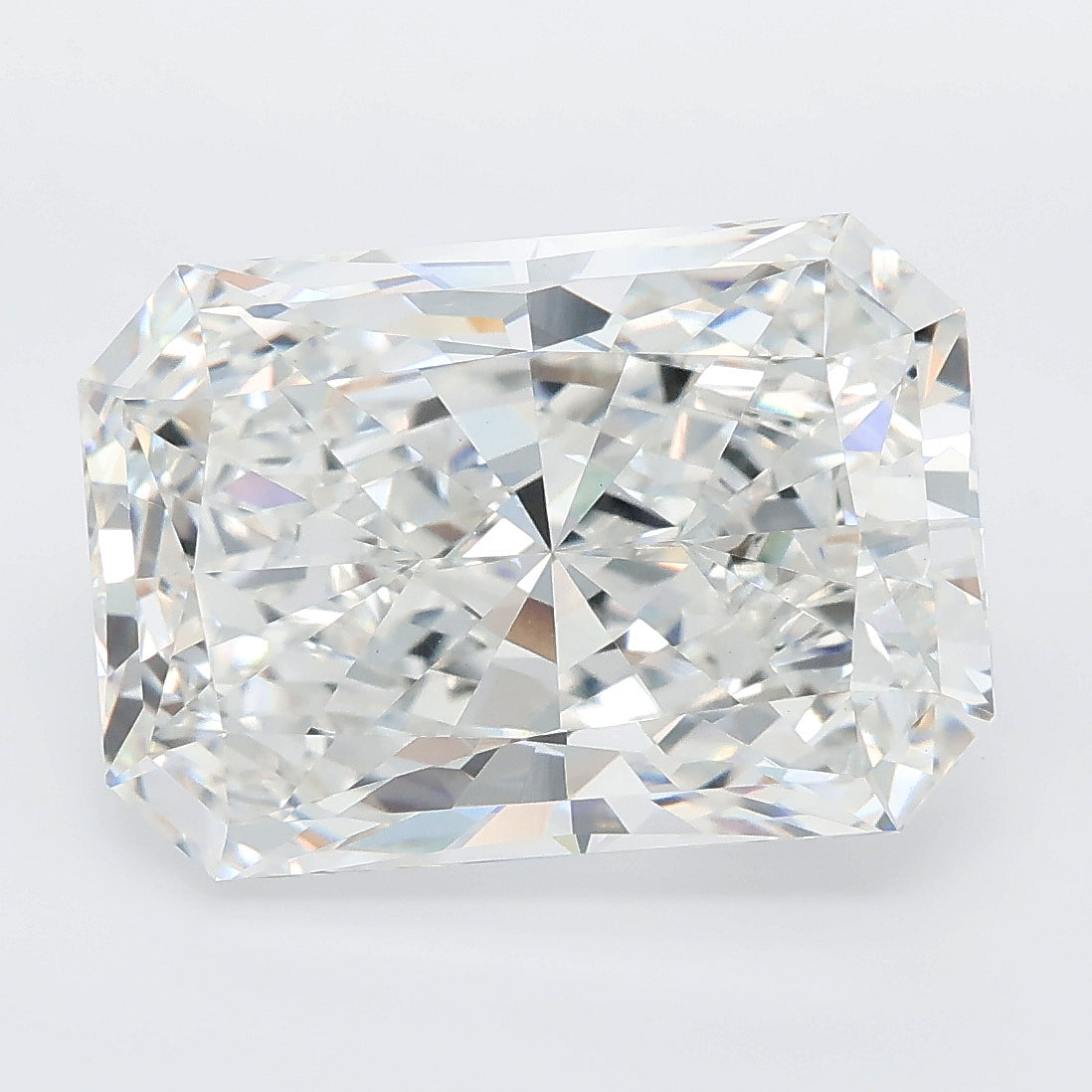 8.05 carat radiant lab grown diamond F color VVS2 clarity