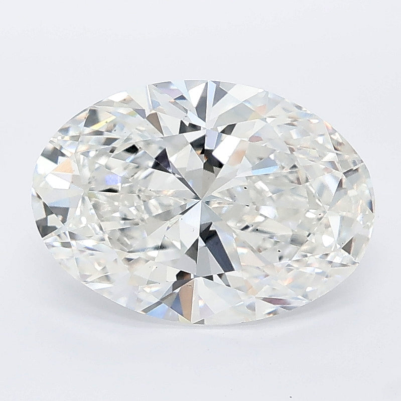 2.60 carat oval lab grown diamond E color VS2 clarity