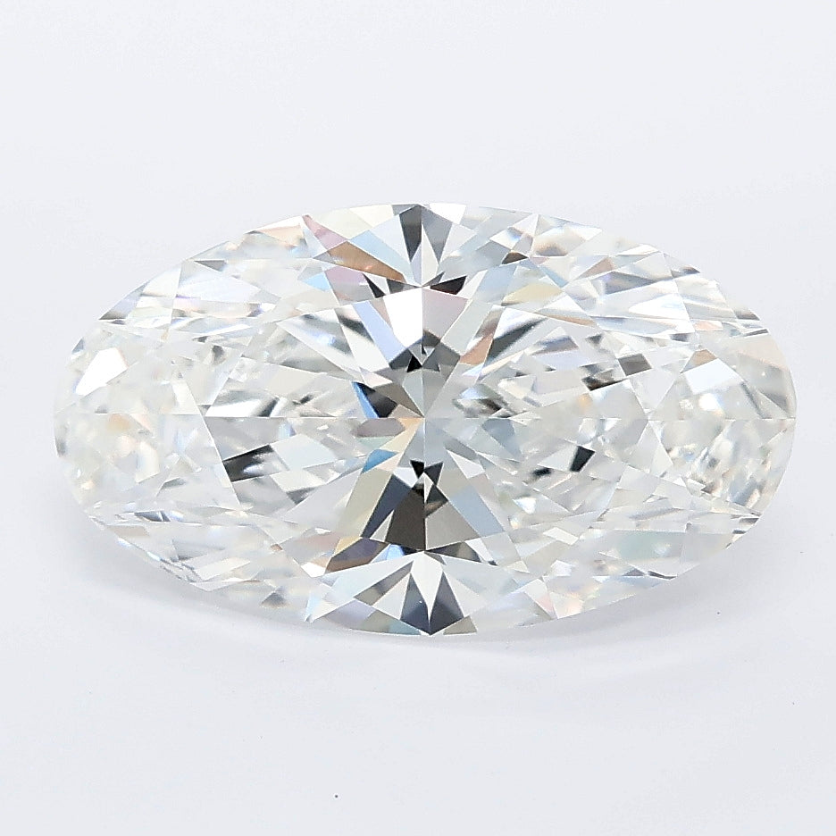 3.03 carat oval lab grown diamond E color VVS2 clarity