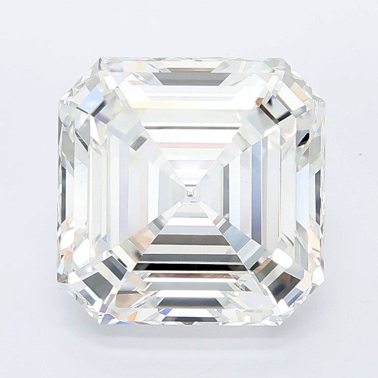3.57 carat asscher lab grown diamond F color VS1 clarity