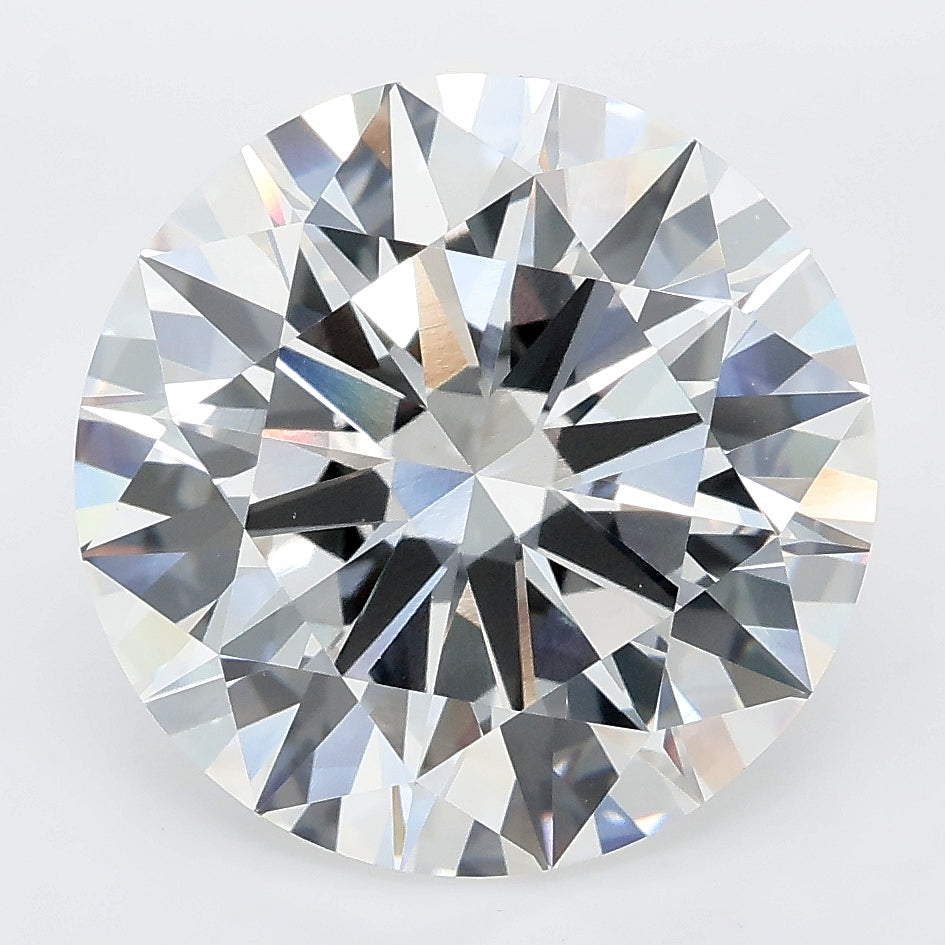 8.04 carat round lab grown diamond E color VS1 clarity