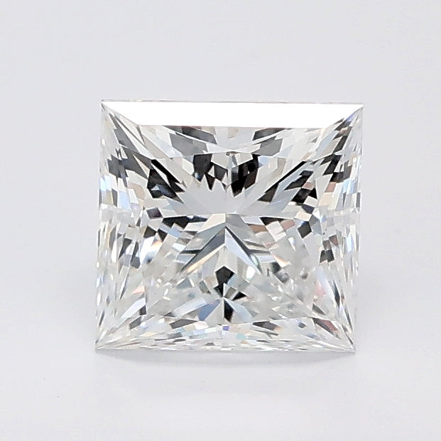 1.07 carat princess lab grown diamond D color VVS2 clarity
