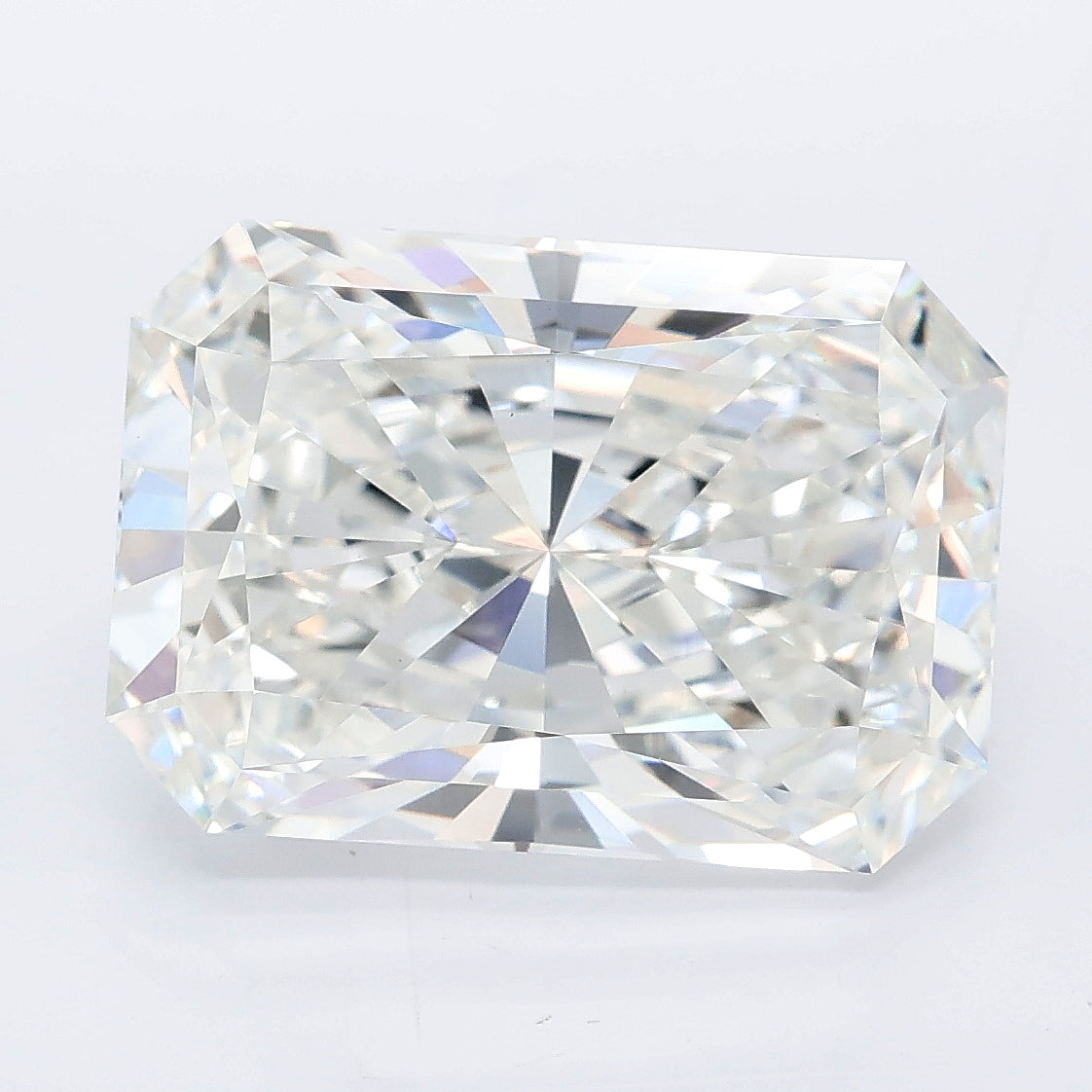 8.11 carat radiant lab grown diamond E color VS1 clarity