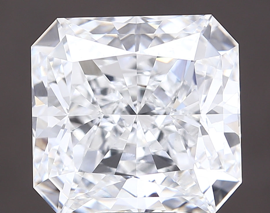 10.02 carat radiant lab grown diamond E color VVS2 clarity