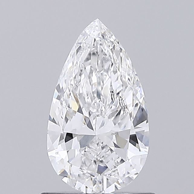 0.81 carat pear lab grown diamond D color VS1 clarity