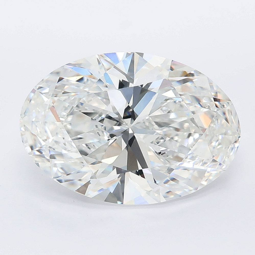 5.08 carat oval lab grown diamond E color VS1 clarity