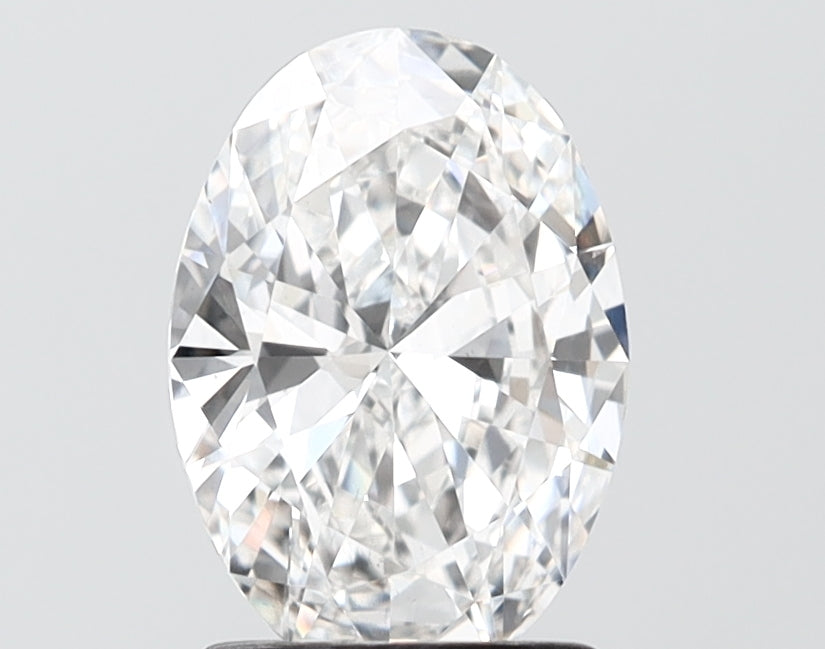 1.57 carat oval lab grown diamond E color VS1 clarity