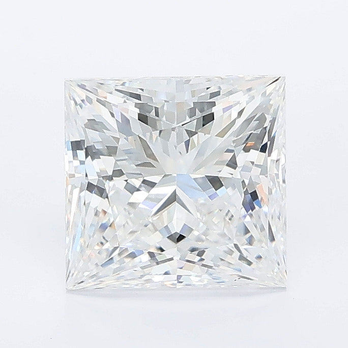 2.01 carat princess lab grown diamond E color VS1 clarity