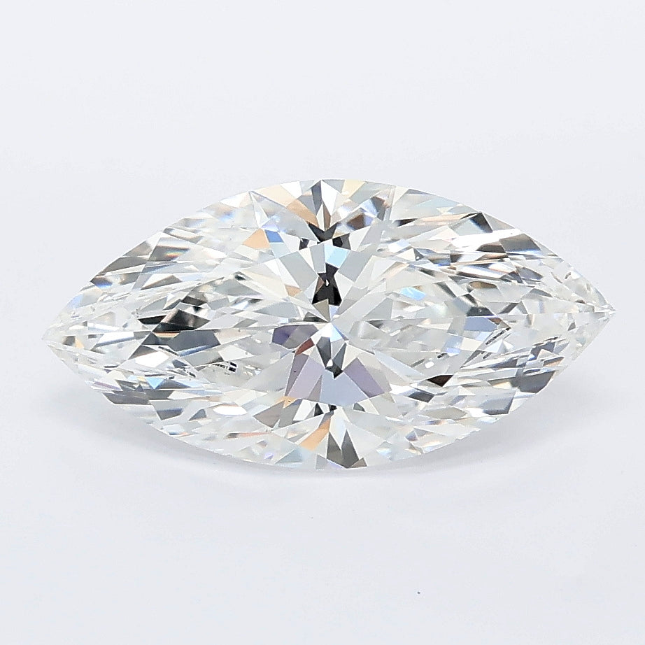 2.05 carat marquise lab grown diamond E color VVS2 clarity
