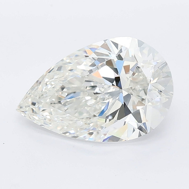 2.01 carat pear lab grown diamond F color VVS2 clarity