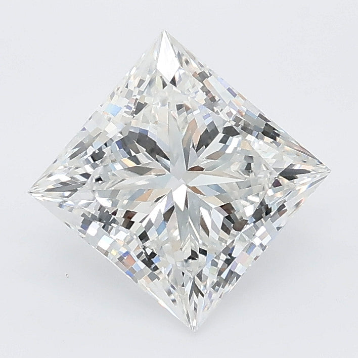 2.02 carat princess lab grown diamond E color VVS2 clarity