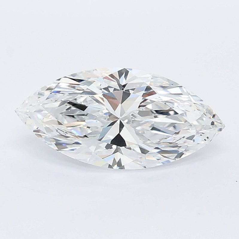 1.27 carat marquise lab grown diamond D color VS2 clarity