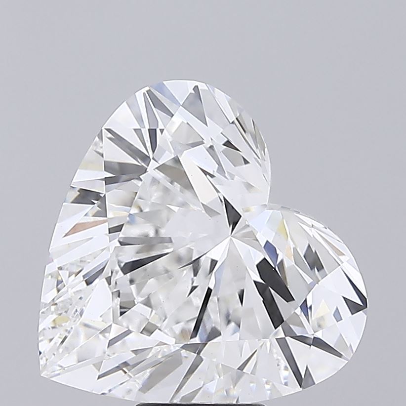 10.13 carat heart lab grown diamond E color VVS2 clarity