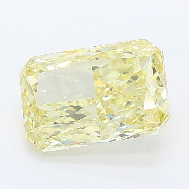 1.41 carat fancy intense yellow radiant lab grown diamond VVS2 clarity