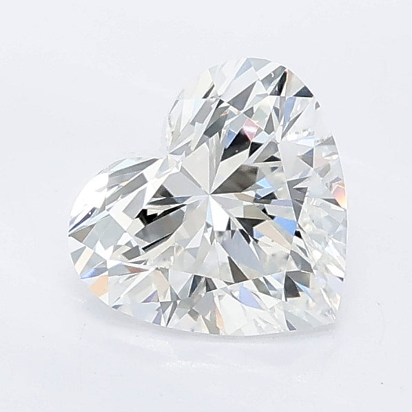 1.03 carat heart lab grown diamond E color VVS2 clarity