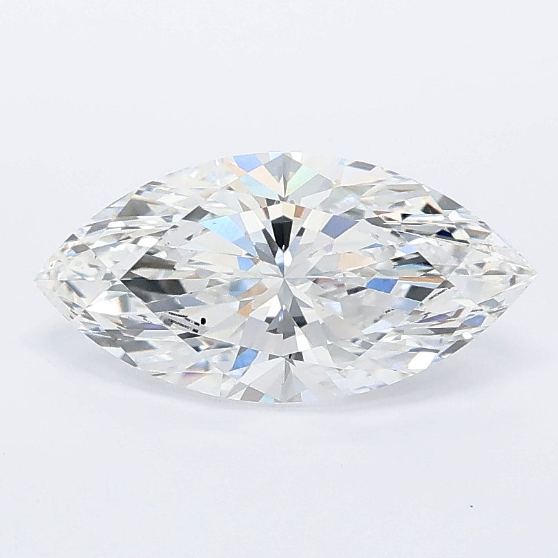 1.56 carat marquise lab grown diamond D color VS2 clarity