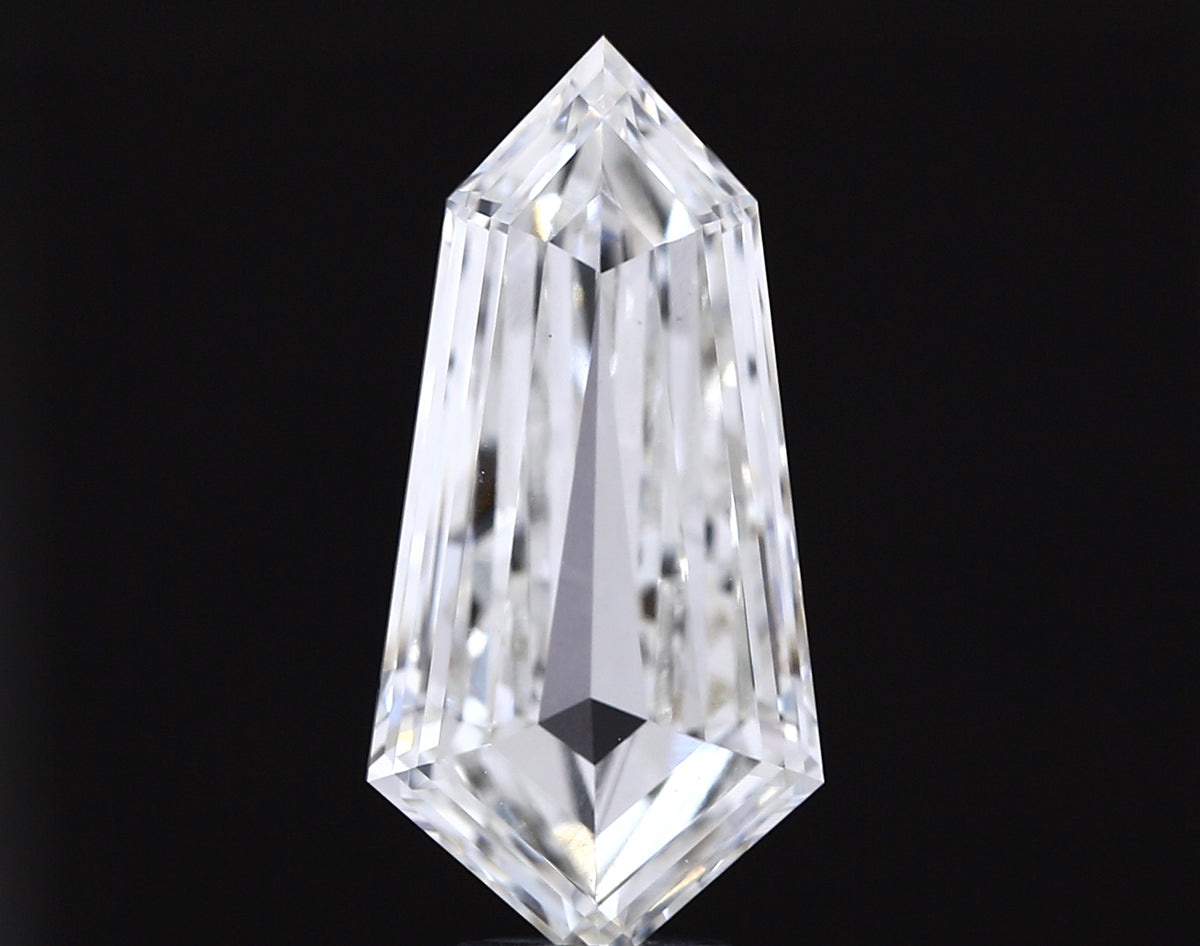 5.30 carat dutch marquise lab grown diamond H color VVS2 clarity