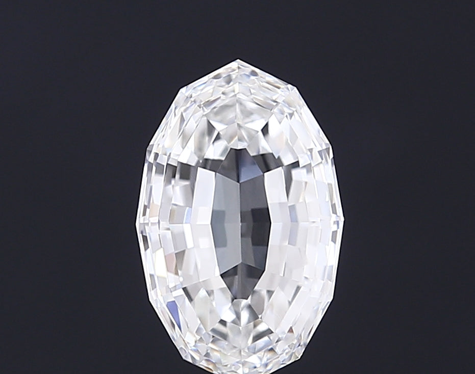 3.03 carat oval lab grown diamond E color VVS2 clarity