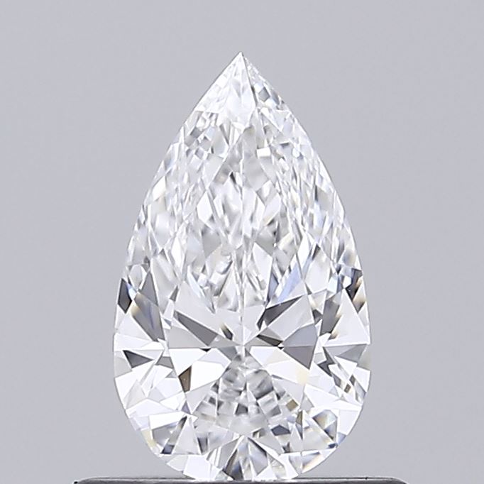 0.51 carat pear lab grown diamond D color VS1 clarity