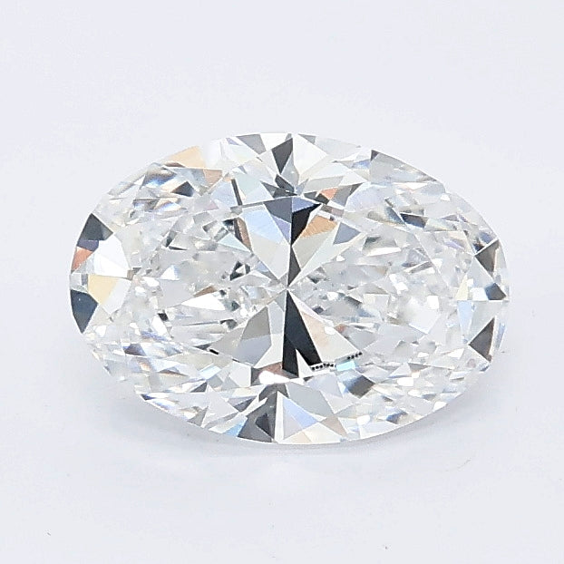 1.00 carat oval lab grown diamond D color VVS2 clarity