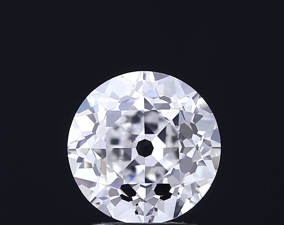 3.02 carat old european lab grown diamond E color VVS2 clarity