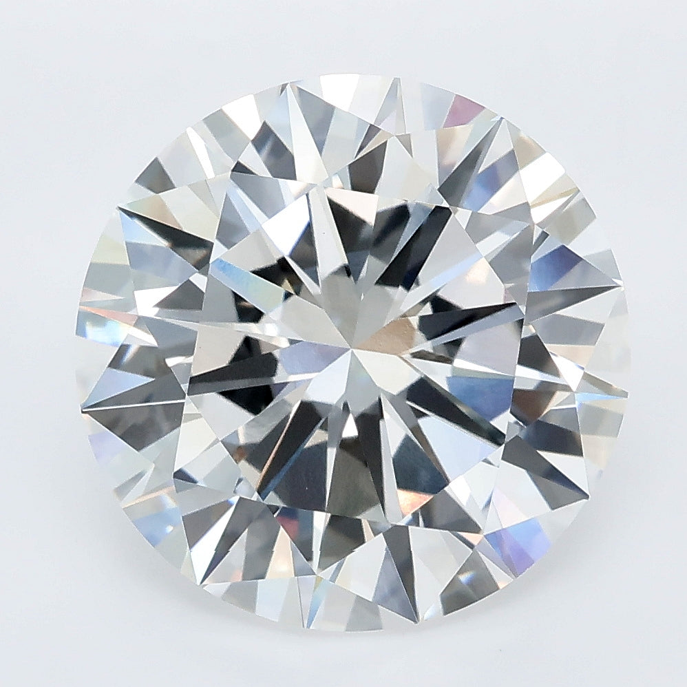 8.06 carat round lab grown diamond E color VVS2 clarity