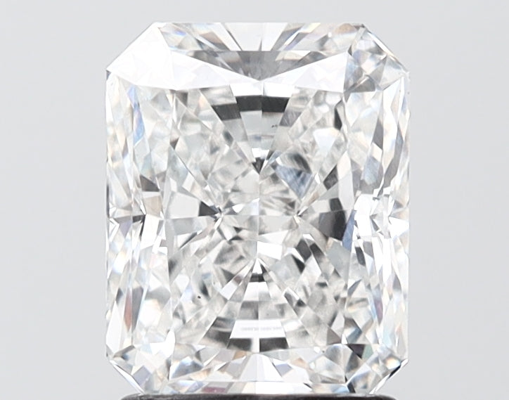 2.04 carat radiant lab grown diamond E color VS1 clarity