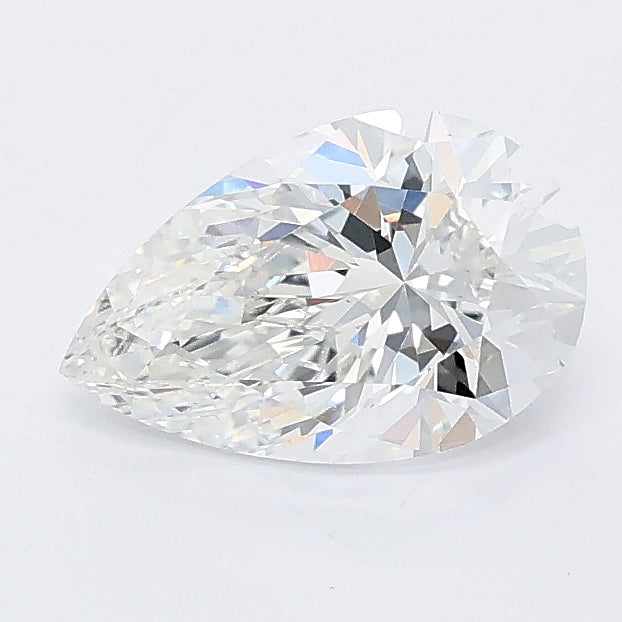 1.01 carat pear lab grown diamond E color VS1 clarity