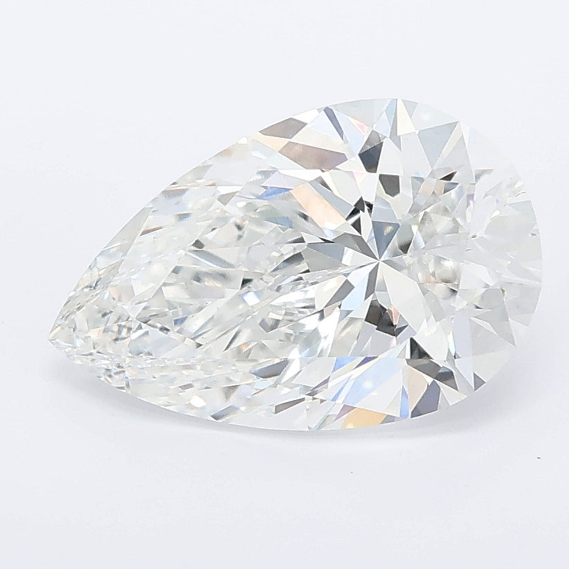 2.53 carat pear lab grown diamond E color VS1 clarity