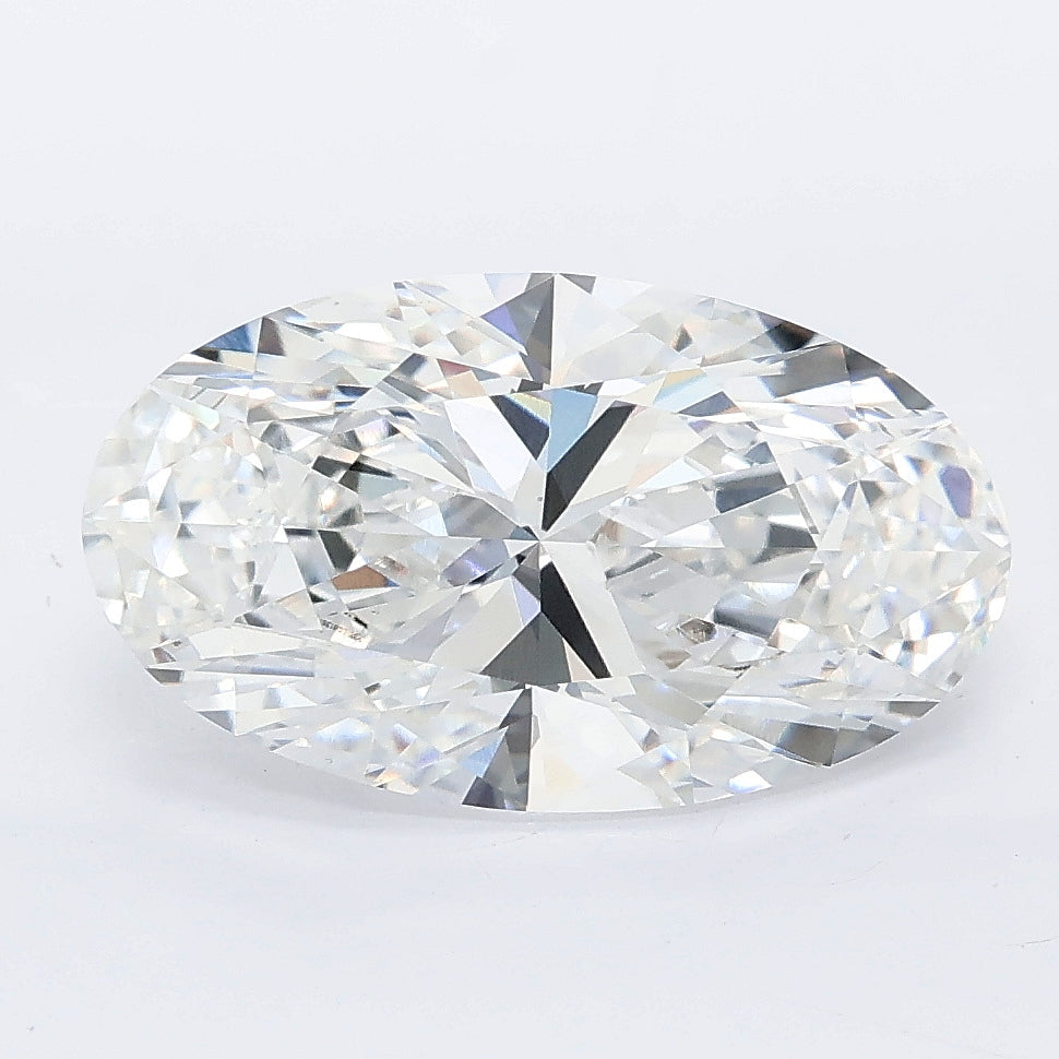 3.53 carat moval lab grown diamond E color VS1 clarity