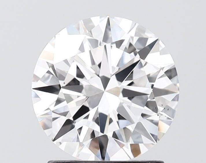1.53 carat round lab grown diamond D color VS2 clarity