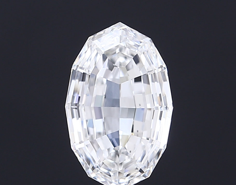 3.01 carat oval lab grown diamond E color VVS1 clarity