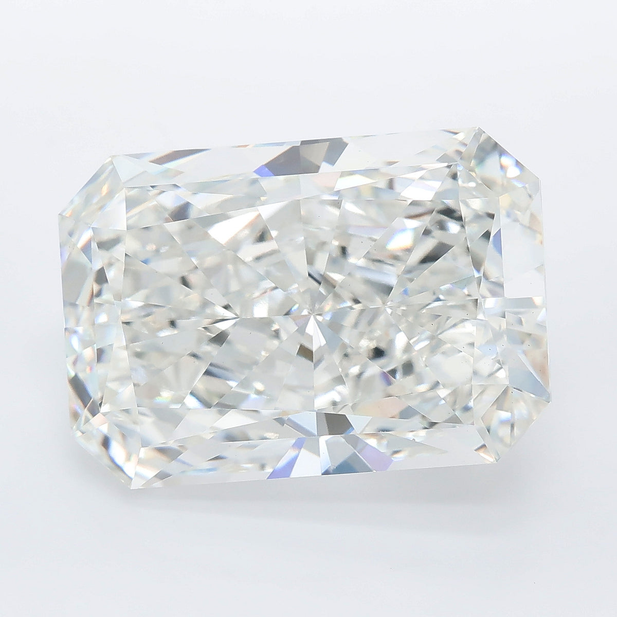 14.08 carat radiant lab grown diamond F color VS1 clarity