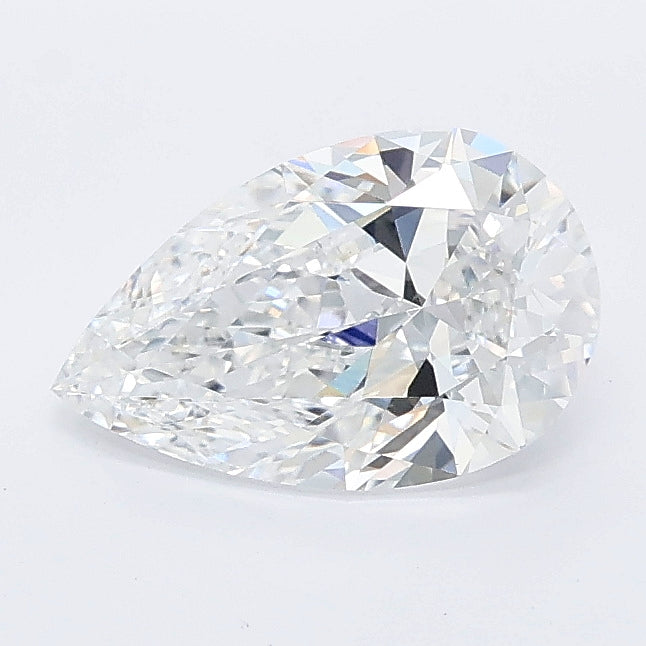 1.06 carat pear lab grown diamond D color VVS2 clarity
