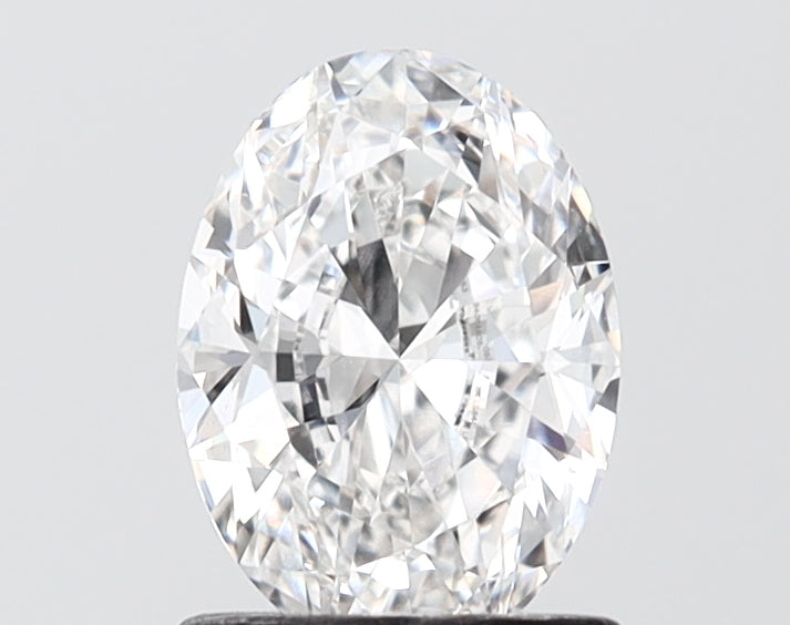 1.06 carat oval lab grown diamond E color VS1 clarity