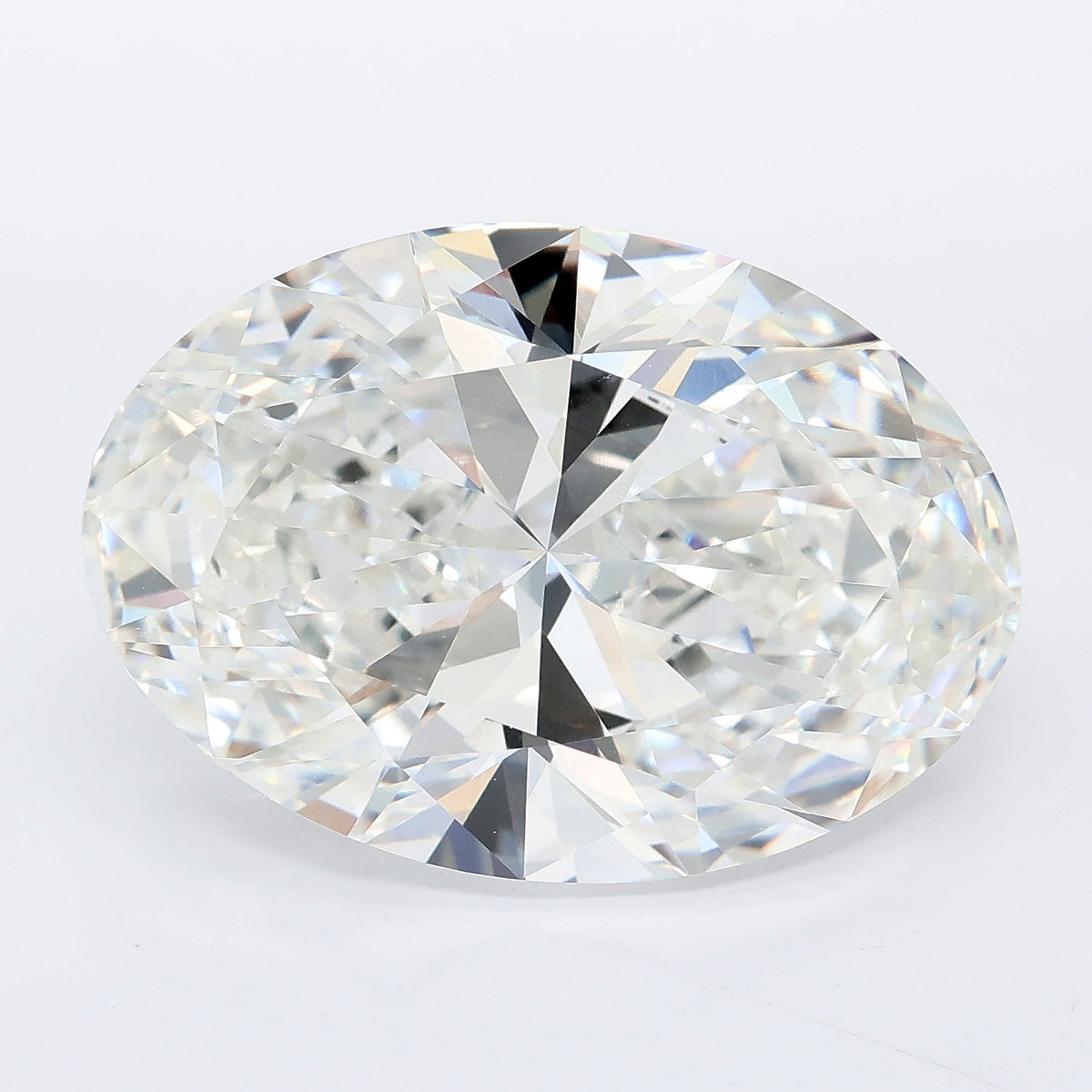 13.03 carat oval lab grown diamond F color VVS2 clarity