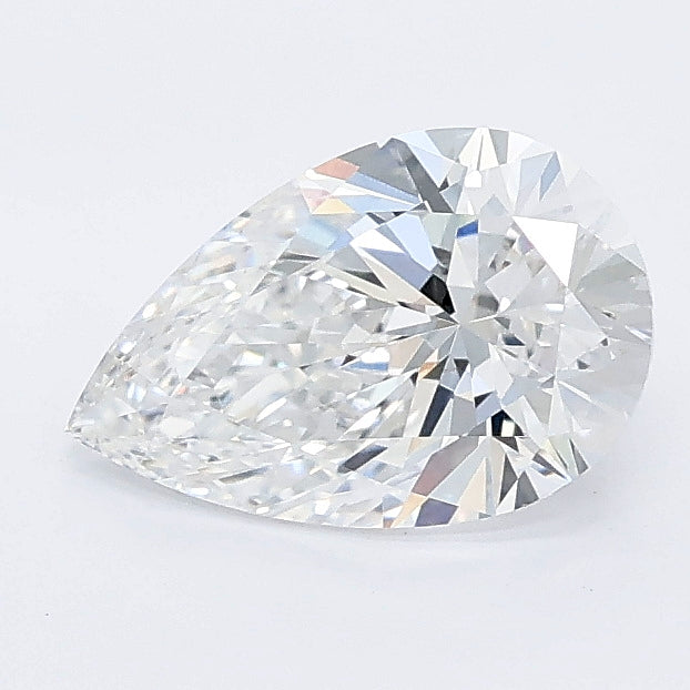 1.03 carat pear lab grown diamond D color VVS2 clarity