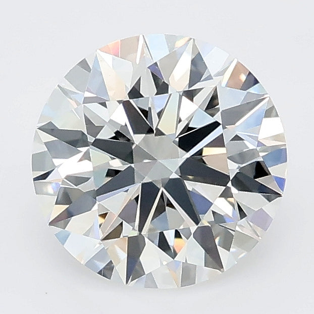2.04 carat round lab grown diamond E color VVS2 clarity