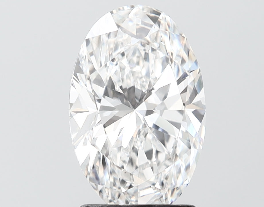 2.29 carat oval lab grown diamond E color VS1 clarity