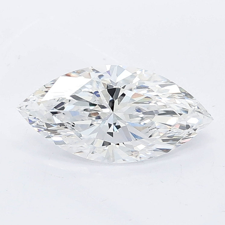 1.08 carat marquise lab grown diamond D color VVS2 clarity