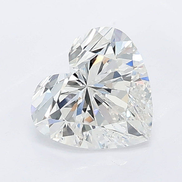 1.05 carat heart lab grown diamond E color VS1 clarity