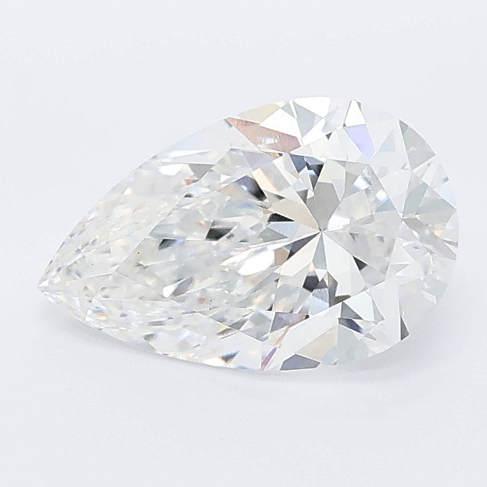 1.52 carat pear lab grown diamond D color VS1 clarity