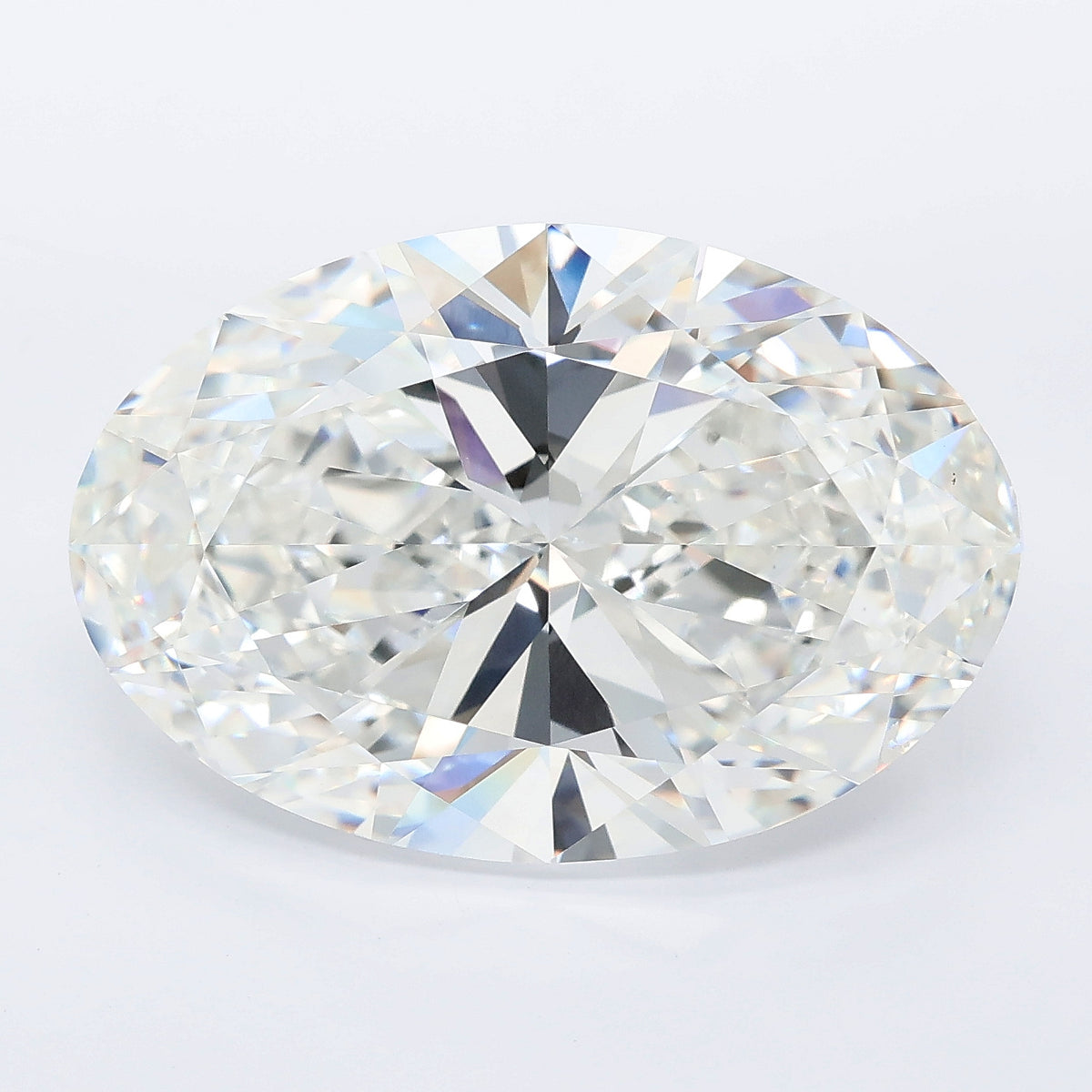 12.98 carat oval lab grown diamond F color VS1 clarity
