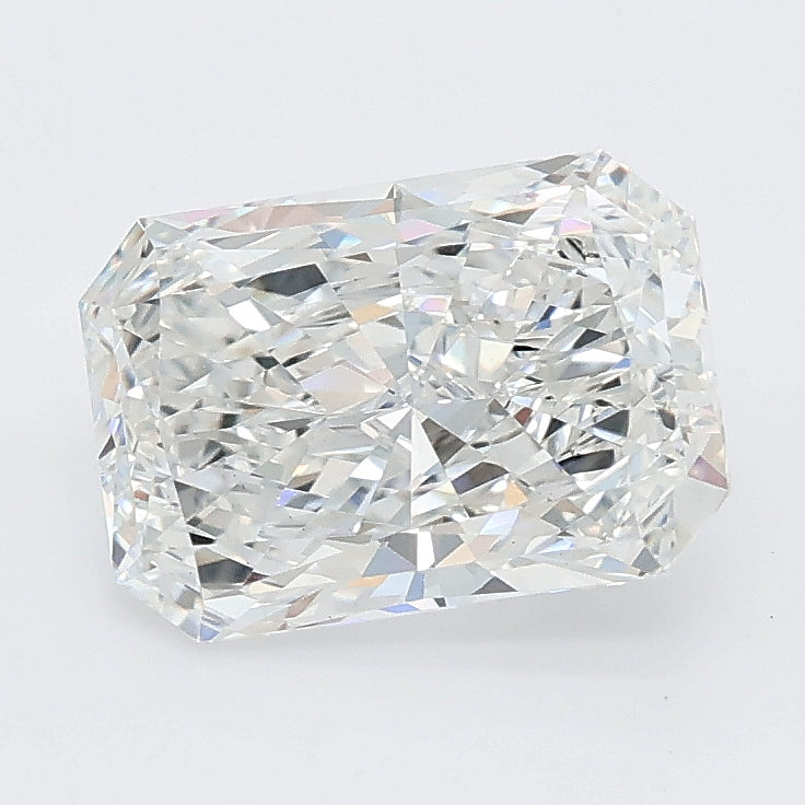 2.04 carat radiant lab grown diamond D color VS1 clarity