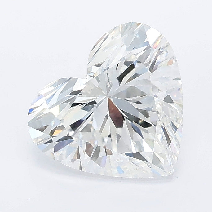 2.03 carat heart lab grown diamond E color VVS2 clarity