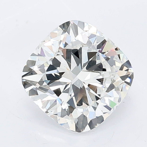 1.56 carat cushion lab grown diamond E color VS1 clarity