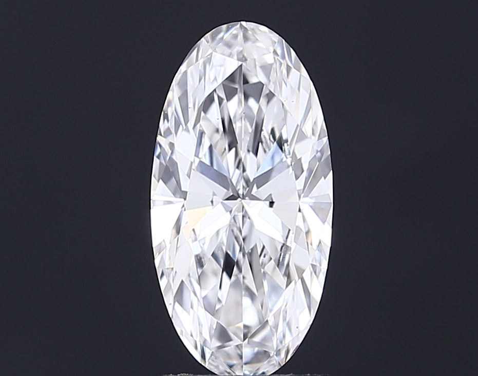 2.02 carat moval lab grown diamond E color VS1 clarity