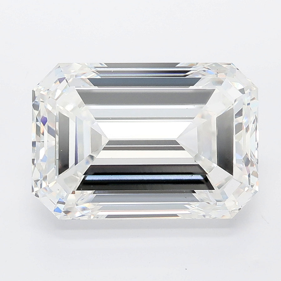 5.00 carat emerald lab grown diamond E color VS1 clarity