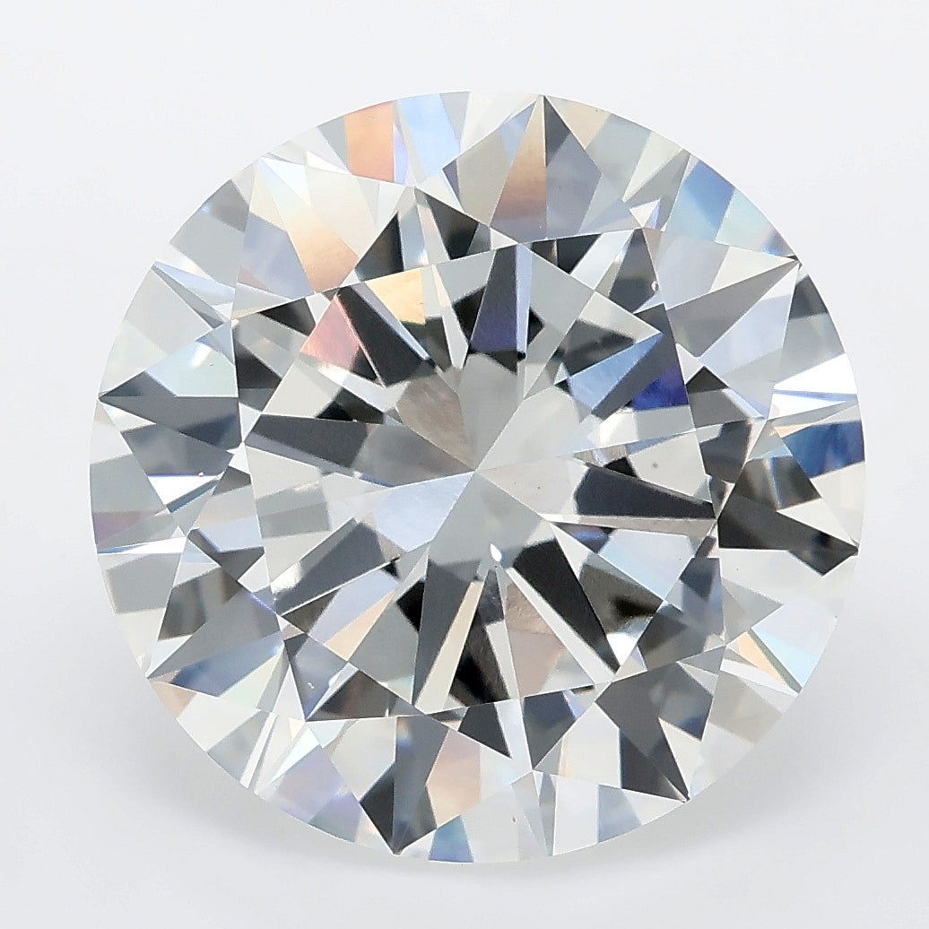 9.79 carat round lab grown diamond E color VS1 clarity