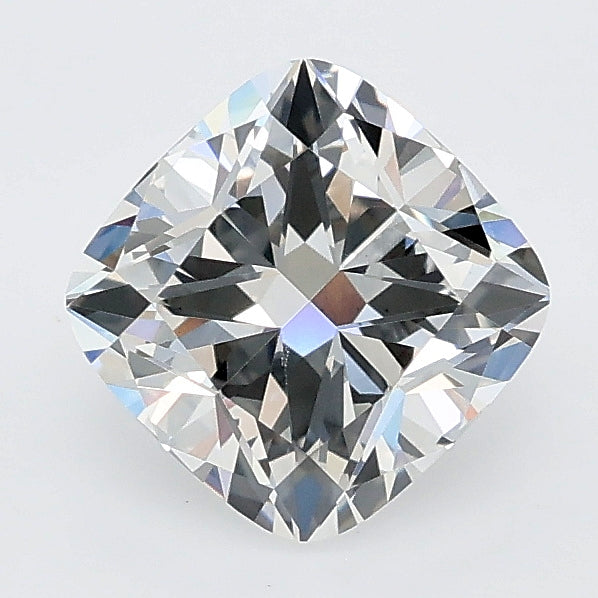 1.55 carat cushion lab grown diamond E color VS1 clarity